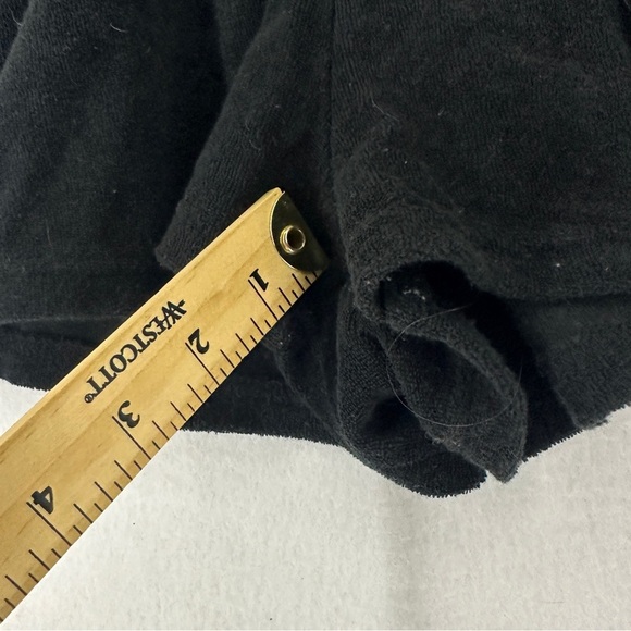 Forever 21 Terrycloth Short Shorts Womans Small Black - Picture 7 of 9